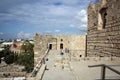 Crusaders Castle of Byblos, Mediterranean coast, Lebanon Royalty Free Stock Photo