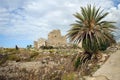 Crusaders Castle of Byblos, Mediterranean coast, Lebanon Royalty Free Stock Photo