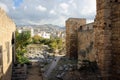 Crusaders Castle of Byblos, Mediterranean coast, Lebanon Royalty Free Stock Photo