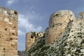 Crusaders castle Krak des Chevaliers in Syria