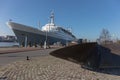 Cruse ship in Rotterdam dock