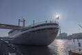 Cruse ship in Rotterdam dock