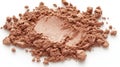Crushed Brown Eyeshadow Powder Close Up Royalty Free Stock Photo