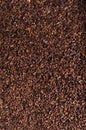 Crushed cocoa beans as a background