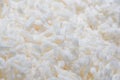 Crushed coconut chips macro Royalty Free Stock Photo