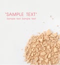 Crushed facial powder Royalty Free Stock Photo