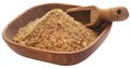 Crushed flax seeds Royalty Free Stock Photo