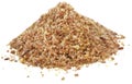 Crushed flax seeds Royalty Free Stock Photo