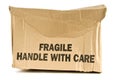 Crushed Fragile Box Royalty Free Stock Photo