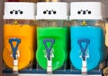 Crushed Fruit Ice Drink Dispensers Royalty Free Stock Photo