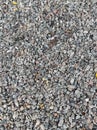Crushed gravel texture, pieces of stone, building material Royalty Free Stock Photo