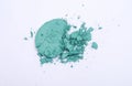 Crushed green eyeshadow Royalty Free Stock Photo