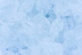 Crushed pieces of ice with snow background texture Royalty Free Stock Photo
