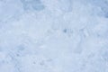 Crushed pieces of ice with snow background texture Royalty Free Stock Photo