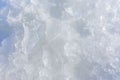 Crushed pieces of ice with snow background texture Royalty Free Stock Photo