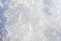 Crushed pieces of ice with snow background texture Royalty Free Stock Photo