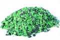 Crushed polypropylene, polystyrene. Little polypropylene for sec