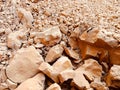 Crushed stone background Royalty Free Stock Photo
