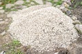 crushed stone for the construction of houses Royalty Free Stock Photo