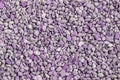 Crushed stone, purple tone texture abstract background
