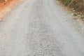 Crushed stone texture background. Repair and construction work. Gravel outdoor road. Royalty Free Stock Photo