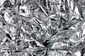 Crushed tinfoil Royalty Free Stock Photo