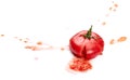 Crushed tomato Royalty Free Stock Photo
