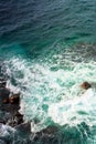 Crushing sea waves texture Royalty Free Stock Photo
