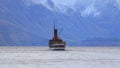 Crusing in lake wakatipu queenstown new zealand