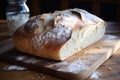 Crusty Homemade bread. Generate Ai