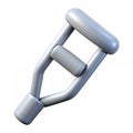 A crutch icon Royalty Free Stock Photo