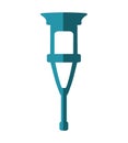 Crutch medical isolated icon