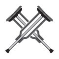 Crutch vector icon