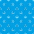 Crutches pattern vector seamless blue