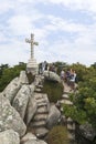 Cruz Alta cross at the Pena Park in Sintra
