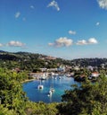 Cruz bay st john Royalty Free Stock Photo