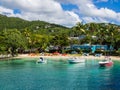 Cruz Bay, Virgin Islands, St. John, Caribbean Royalty Free Stock Photo