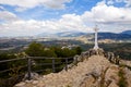 Cruz del Castillo de Santa Catalina Royalty Free Stock Photo