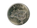10 Cruzeiros Thick Planchet coin, Bank of Brazil. Reverse,1981