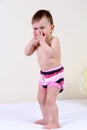 Cry baby girl Royalty Free Stock Photo