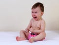 Cry baby girl Royalty Free Stock Photo