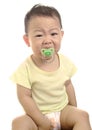 Crying Asian Baby Royalty Free Stock Photo