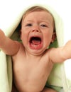 Crying baby boy Royalty Free Stock Photo