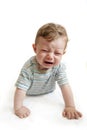 Crying baby boy Royalty Free Stock Photo