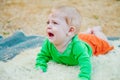 Crying baby Royalty Free Stock Photo