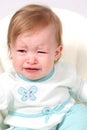Crying baby girl Royalty Free Stock Photo