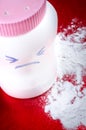 Crying Baby talcum powder container