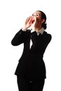 Crying business woman Royalty Free Stock Photo