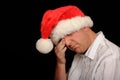 Crying Christmas Man