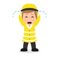 Crying Lollipop Lady Cartoon Character Royalty Free Stock Photo